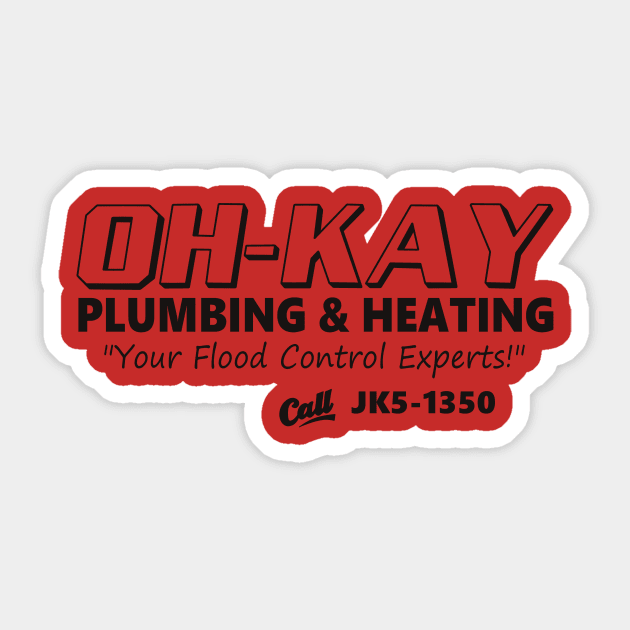 Plumbing and Heating Sticker by vender